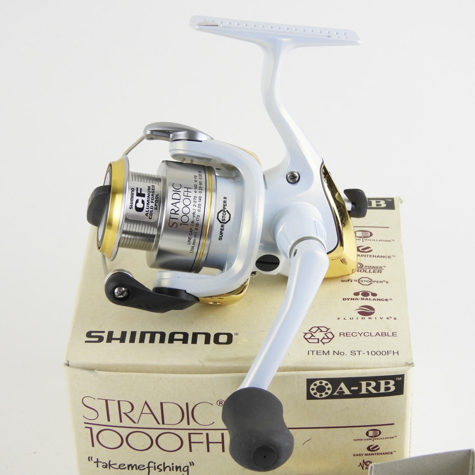 Shimano Stradic 1000FH Fishing Reel. W/ Box & Spare Spool. Made in Japan.