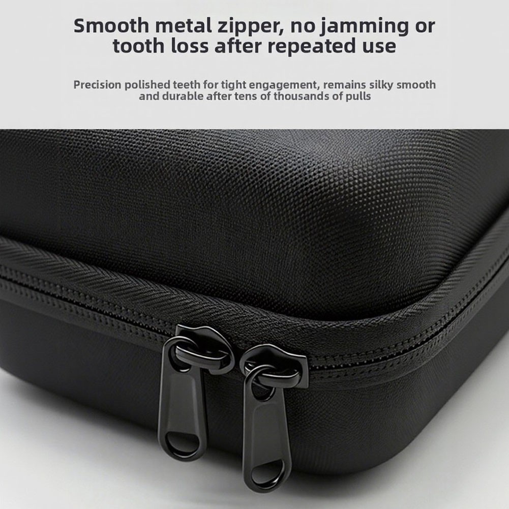 Fishing Reel Case Portable Tackle Storage For Rainy Weather Smooth Metal Zipper