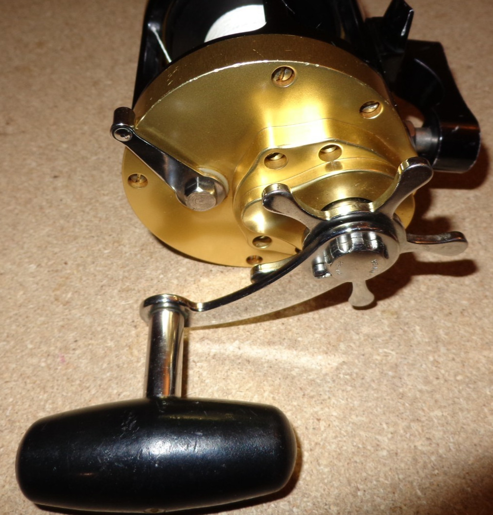 Penn Senator 3/0 Reel With Black Accurate AccuFrame Gold AccuPlates Conversion