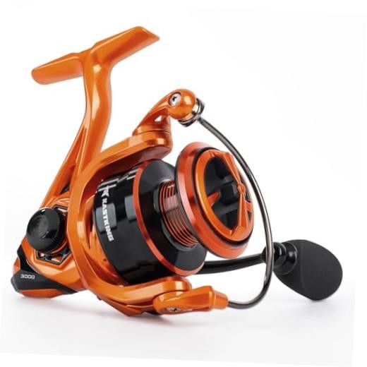Lethal Blaze Spinning Fishing Reel, 17.6LBs Max Drag, 5.2:1 Gear Ratio, 3000