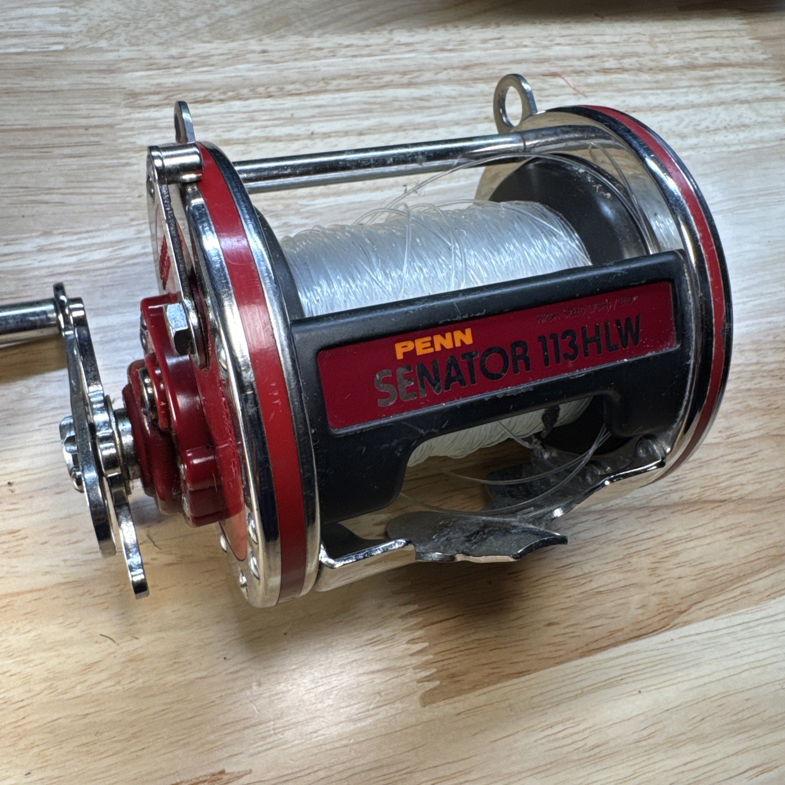 Penn Senator 4/0 Wide 113HLW High Line Capacity Fishing Reel in Good Condition