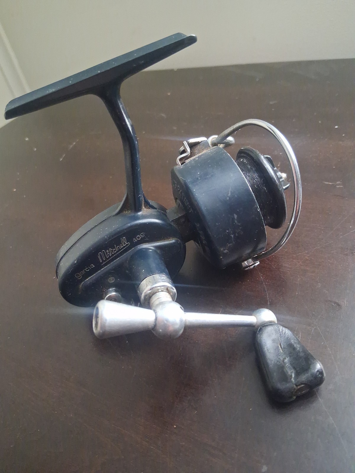 Vintage Garcia Mitchell 409 Left Hand Spinning Reel – Very Good Condition