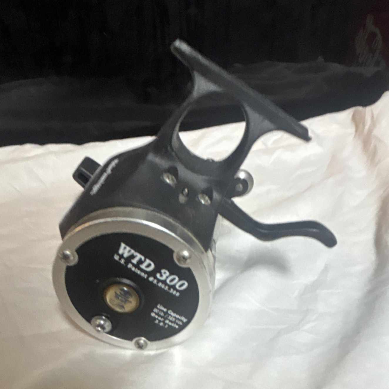 Walker Downriggers WTD 300 Trolling Reel Black/Silver Line Counter 2.5:1 RH