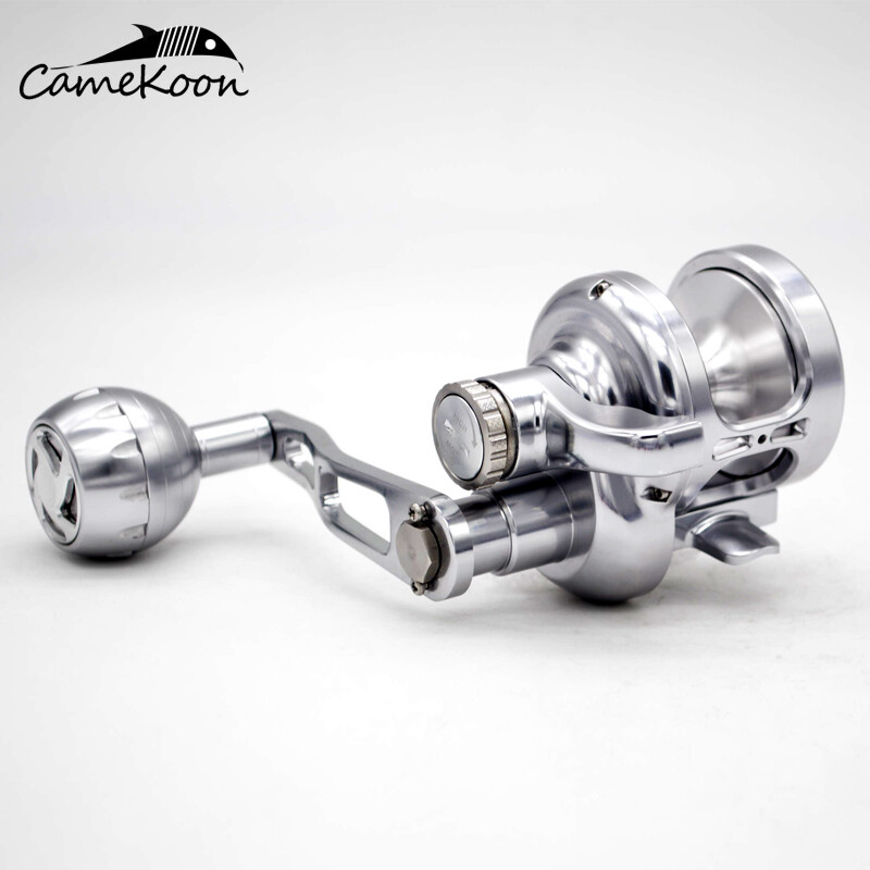 CAMEKOON Trolling Reel 66LB Lever Drag Conventional Baitcasting Offshore Fishing