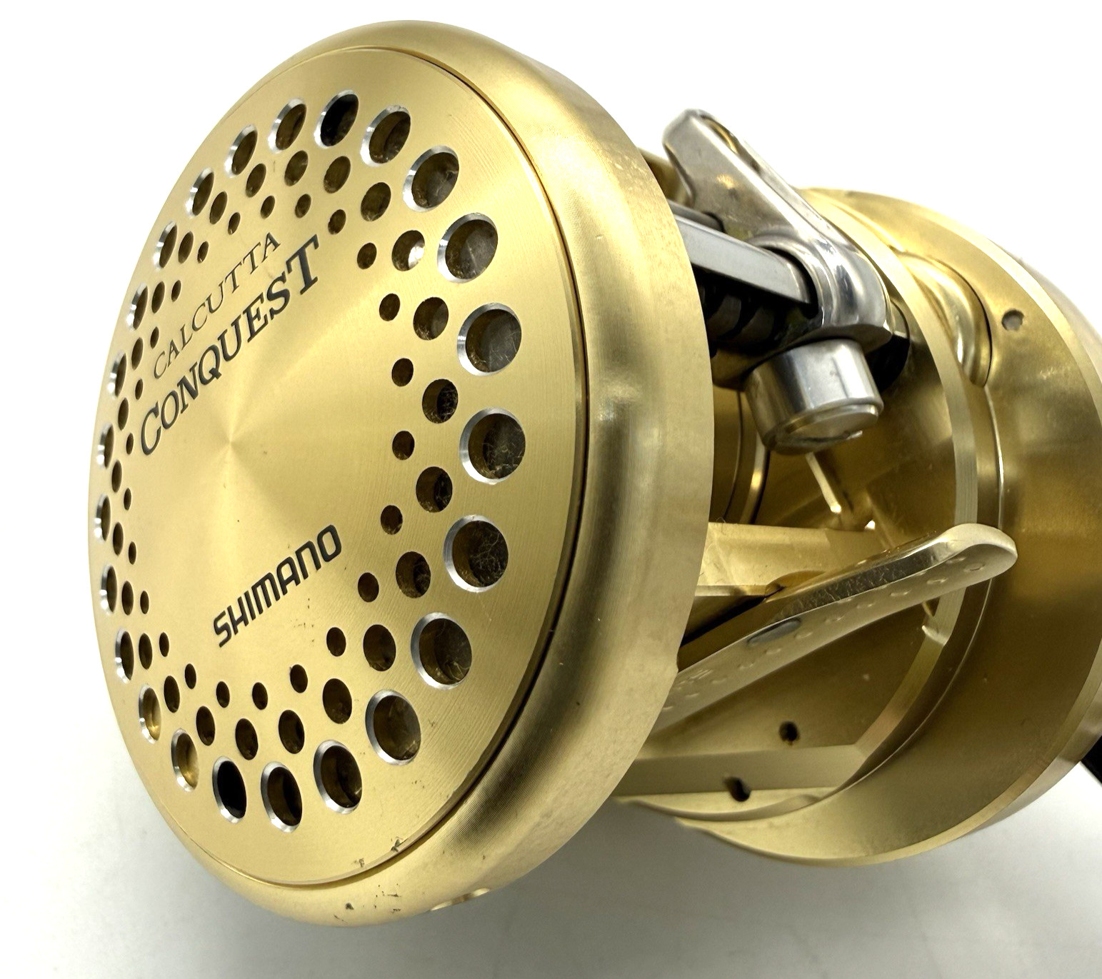 Shimano 00 CALCUTTA CONQUEST 201 Left Bait Casting Reel In Box „Near Mint“ JAPAN