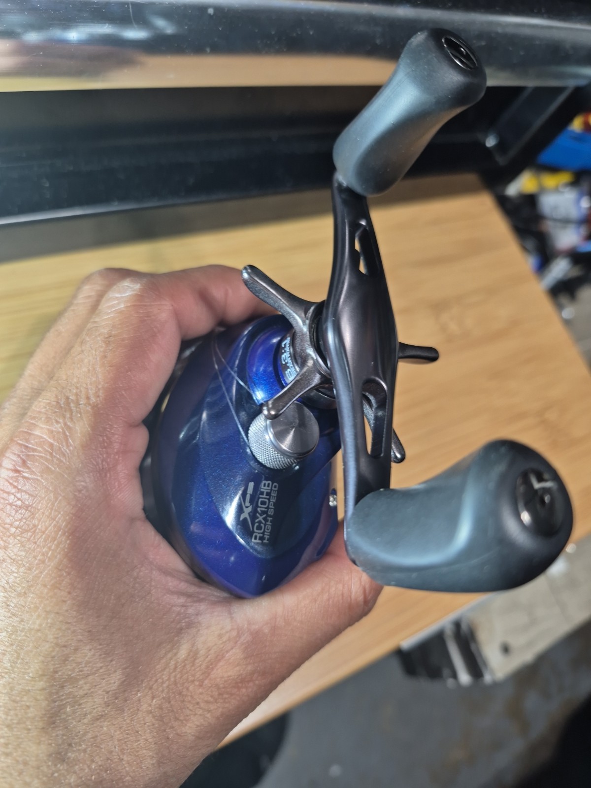 Bass Pro Shops Rick Clunn RCX10HB Baitcast Reel 6.3:1 8 Bearing Korea Box Clean