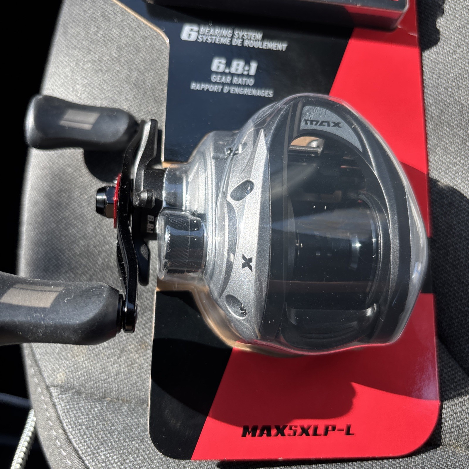 Abu Garcia Max 6 Bearing System 6.8:1 Gear Ratio. Maxsxlp-L
