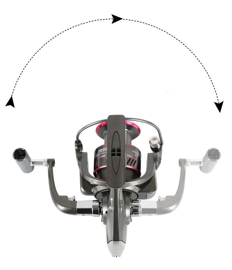 1Pcs Metal fishing line reel casting wheel spinning wheel fishing gear wheel