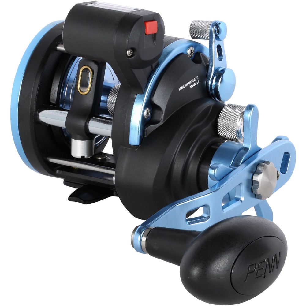 Penn Warfare II 15 Level Wind Line Counter Multiplier Reel Star Drag Left Hand