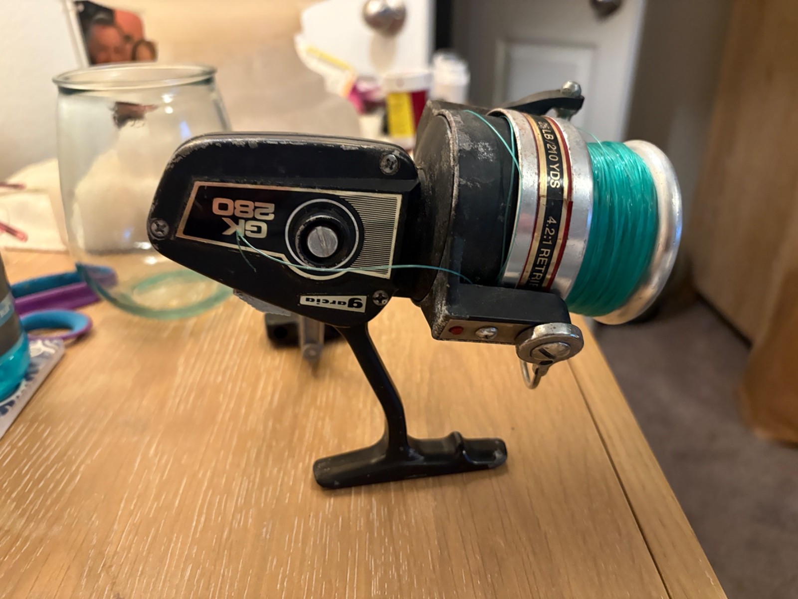 Garcia GK280 Fishing Reel Made In Japan Ball Bearing Drive 4.2:1 Retrieve