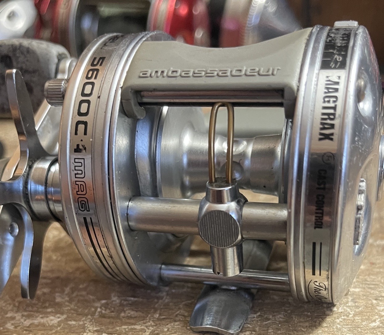 Abu Garcia Ambassador 5600 C4 Vintage Bait Casting Reel. Used Good Condition