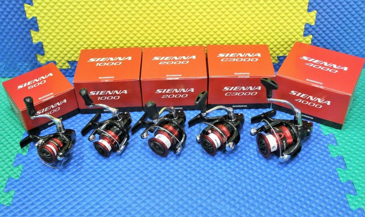 Shimano Sienna Spinning Front Drag Reels SN-FG Series Red Box CHOOSE YOUR MODEL!
