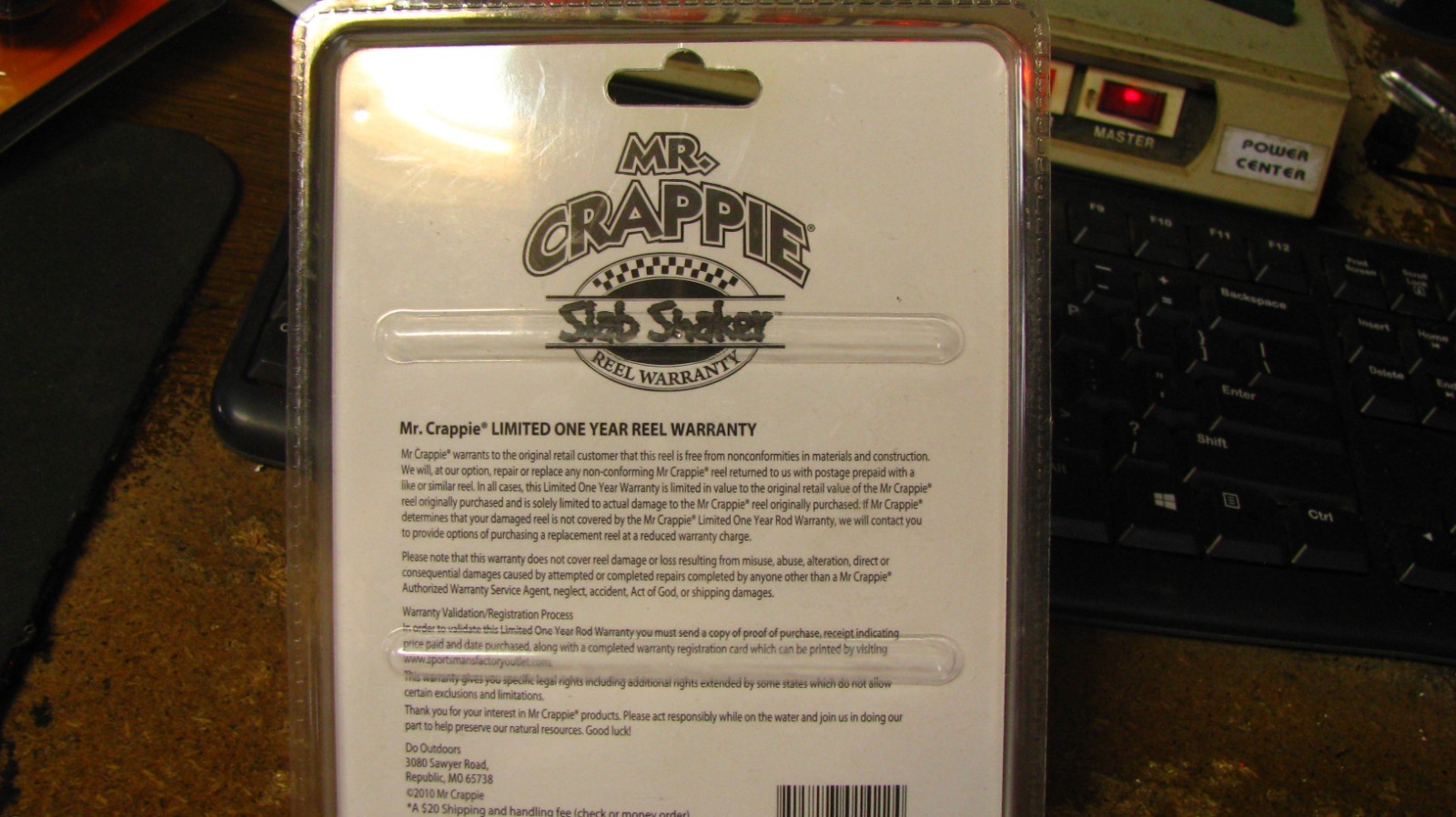 r Crappie „slab shaker“ spinning reel, nip, 5.0/1, size 500, free shipping