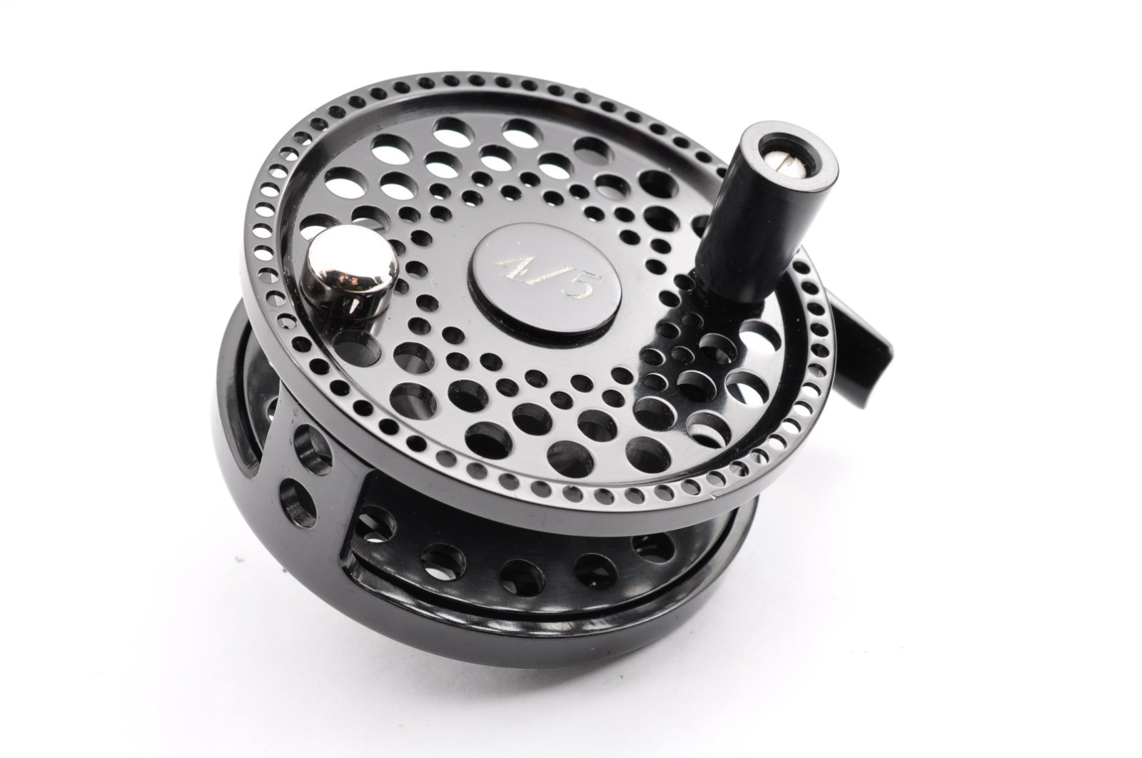 Fin-Nor Fin-lite II 4/5 Black FD0092 Used Made in USA Fly Fishing Reel Japan