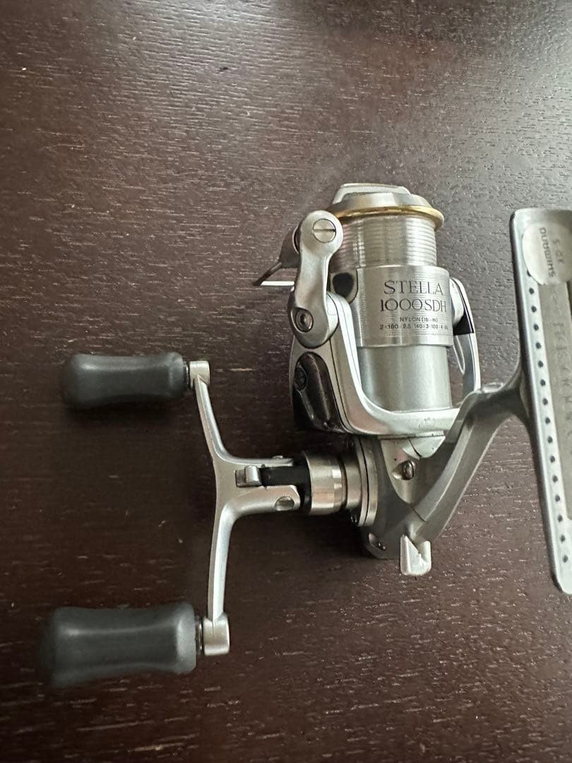 Shimano 98 Stella 1000SDH Shallow Special Double Handle Spinning Reel Used Japan
