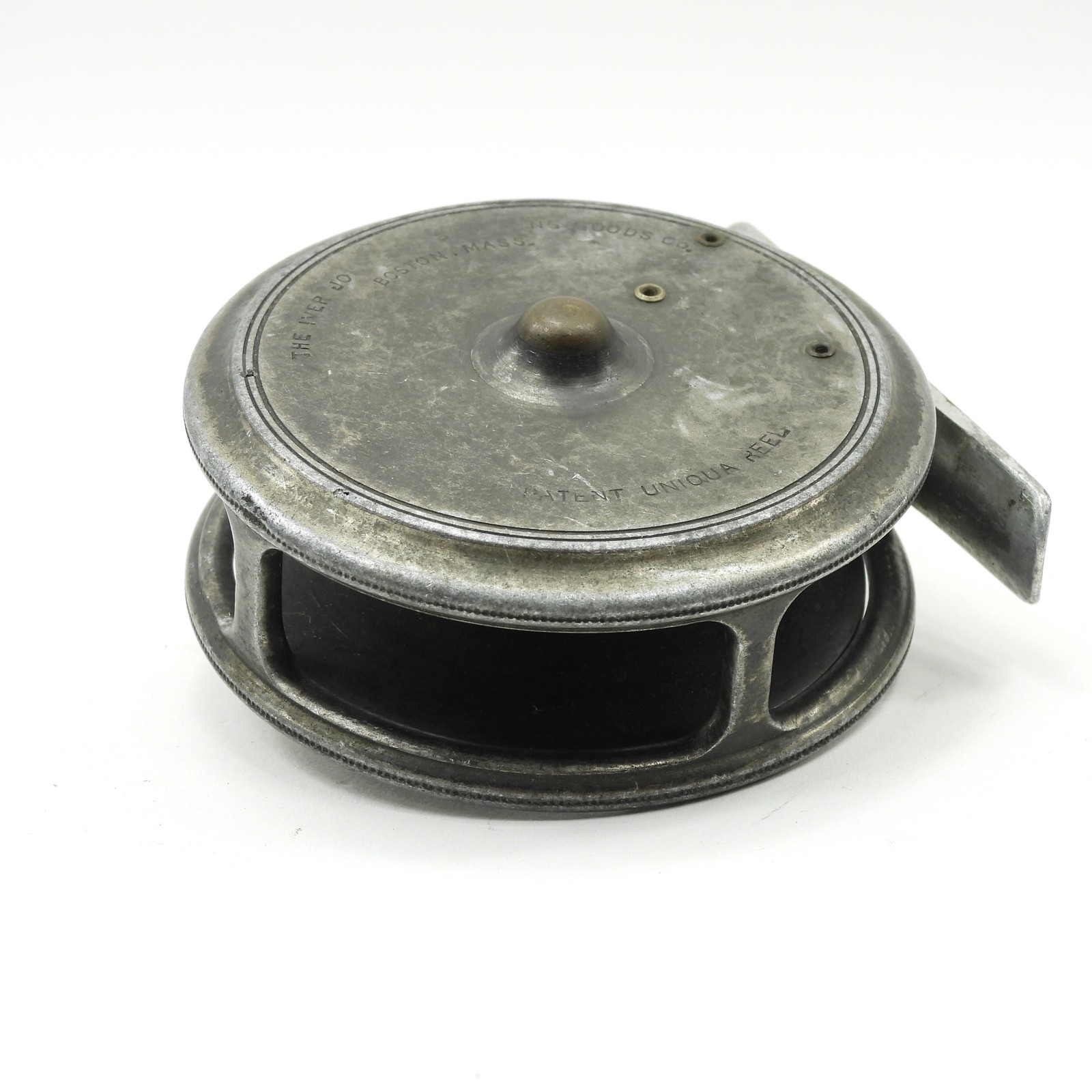 Hardy „Uniqua“ Fly Fishing Reel. 2 7/8″. Iver Johnson Sporting Goods.