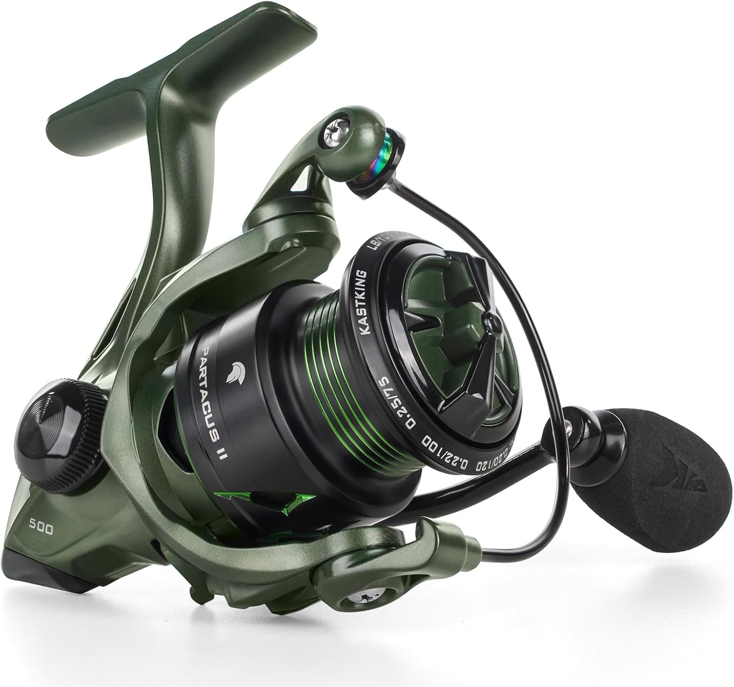 Spartacus II Spinning Reel – Sealed Carbon Fiber 22LBs Max Drag – 7 1 Stainless