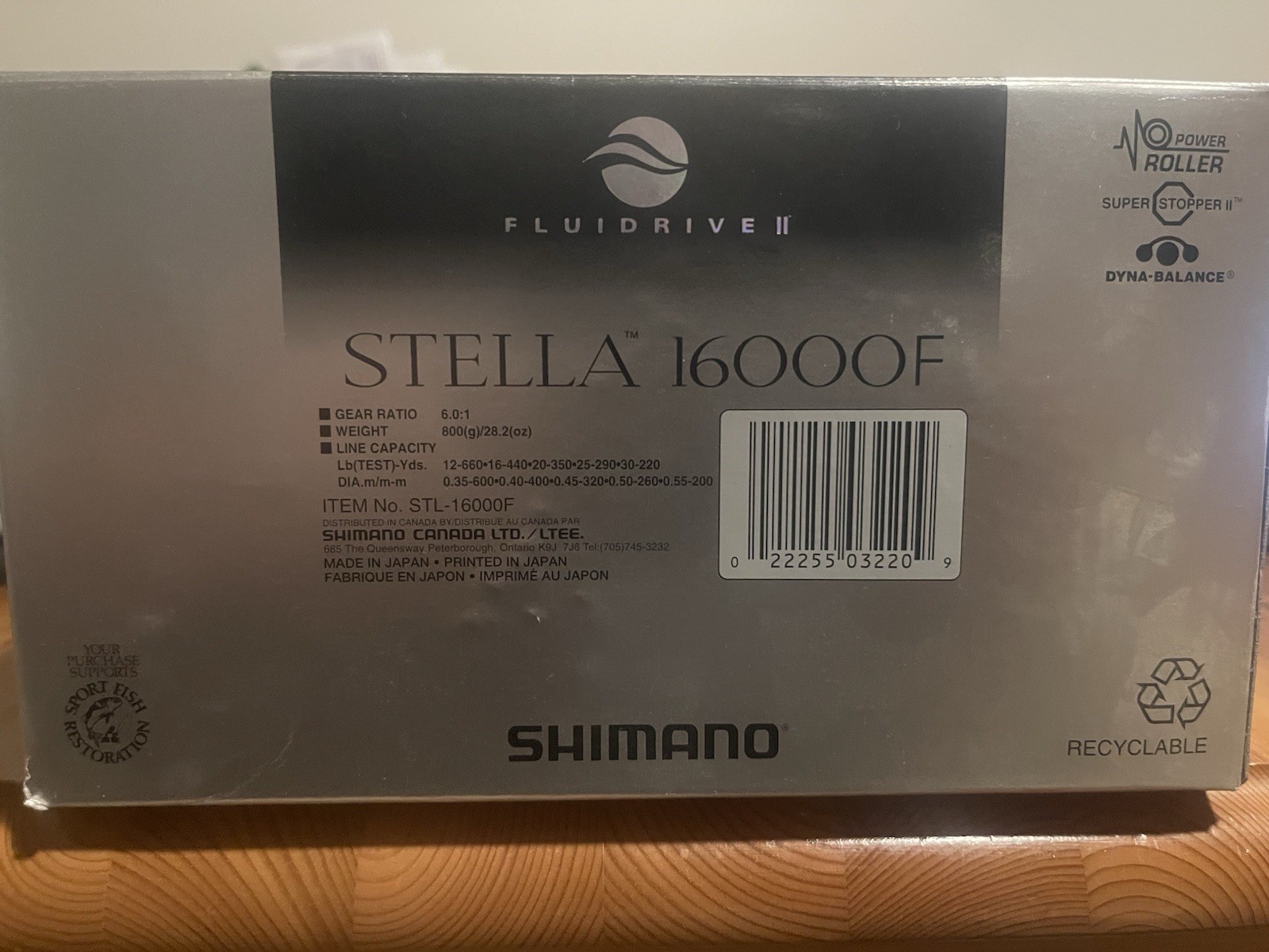 New Old Stock Shimano Stella 16000F