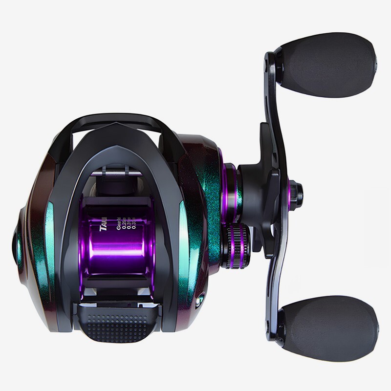 Amphitrite BJ Baitcasting Fishing Reel 7.2:1 Gear Ratio 4+1 BB Max Drag 8Kg