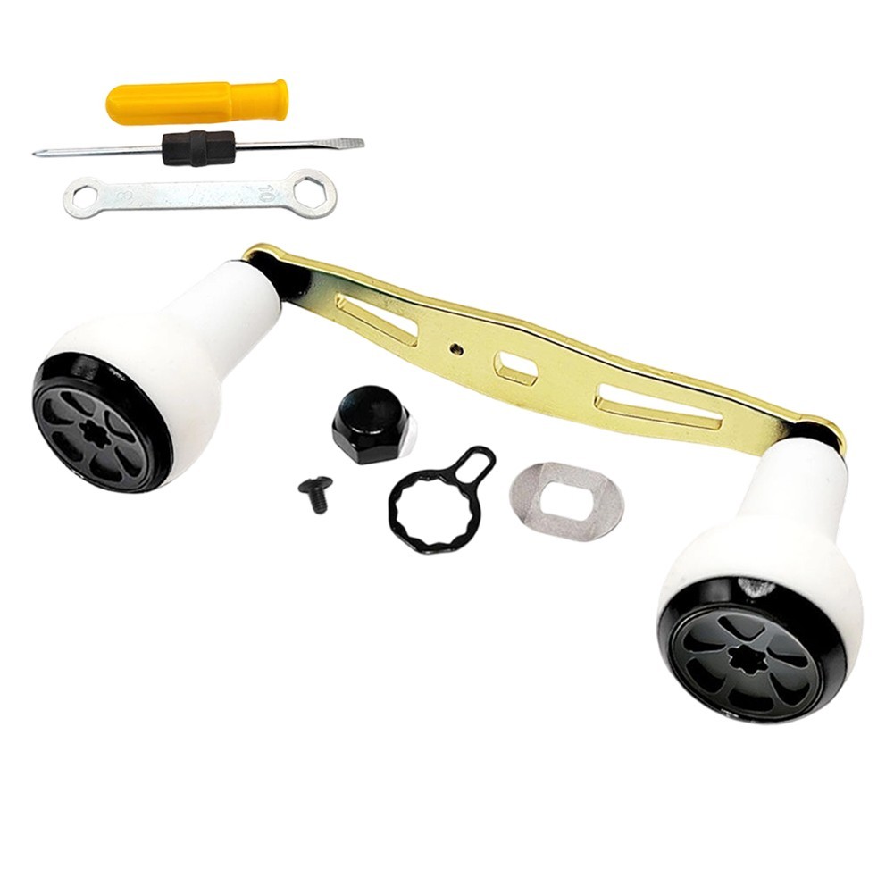 110mm Power Handle for ABU For DAIWA S Baitcasting Drum Reel Silicone Tip