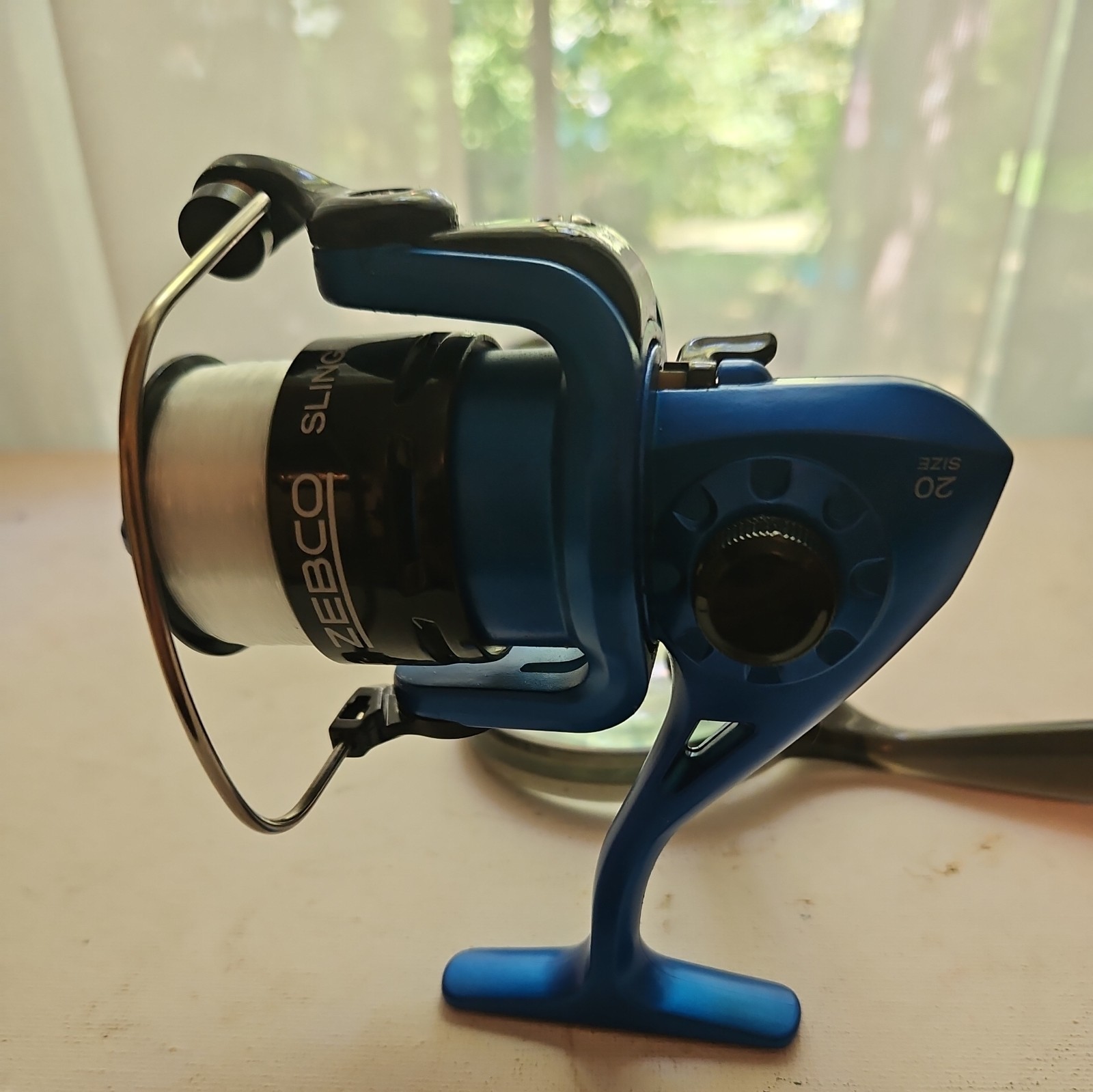 Zebco 20 Slingshot SLSP20-GWKO Spinning Reel, 8 lb Test Line Free Shipping