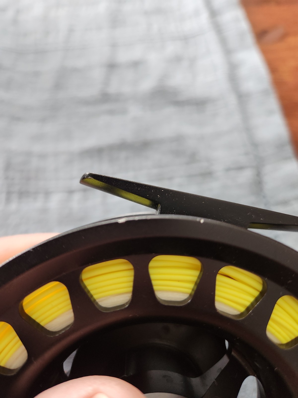 SAGE 8080PRO Fly Reel Black & Yellow with Reel, Yellow Line & Protective Case