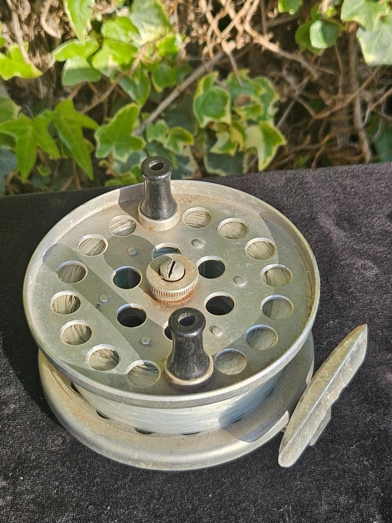 Vintage Belaco German Center Pin Fly Fishing Reel Aluminium Center Pin Reel