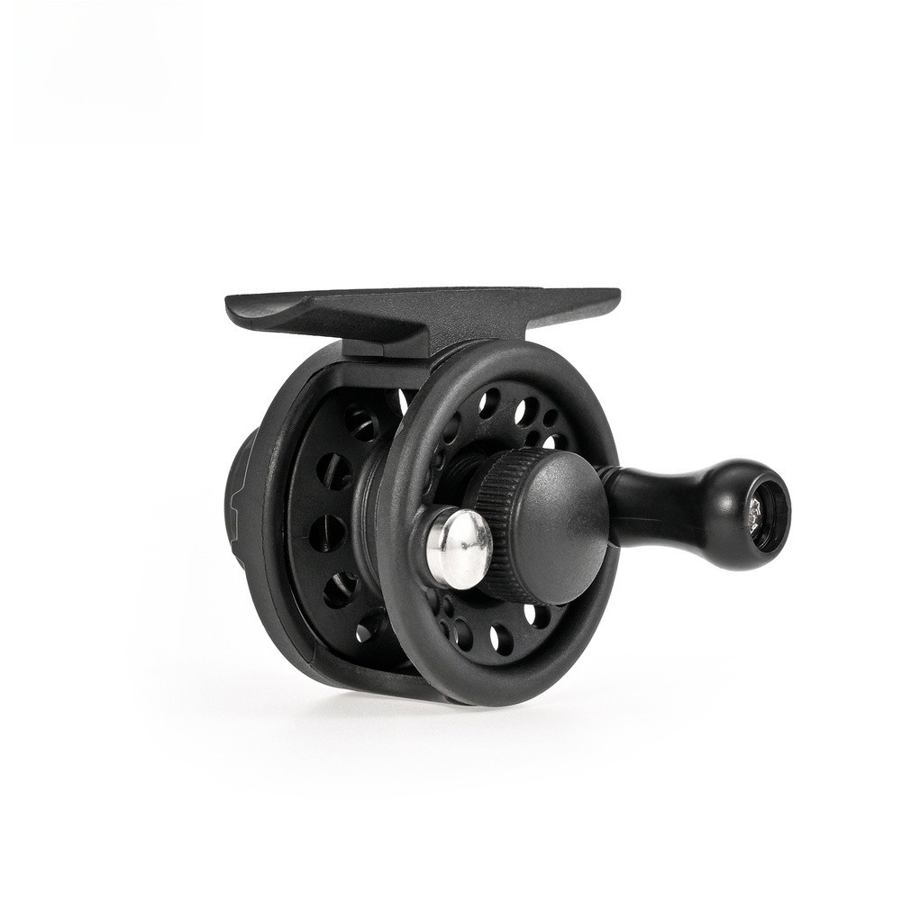 Ambidextrous Nylon Ice Fishing Reel One Way Drag Smooth Single Bearing