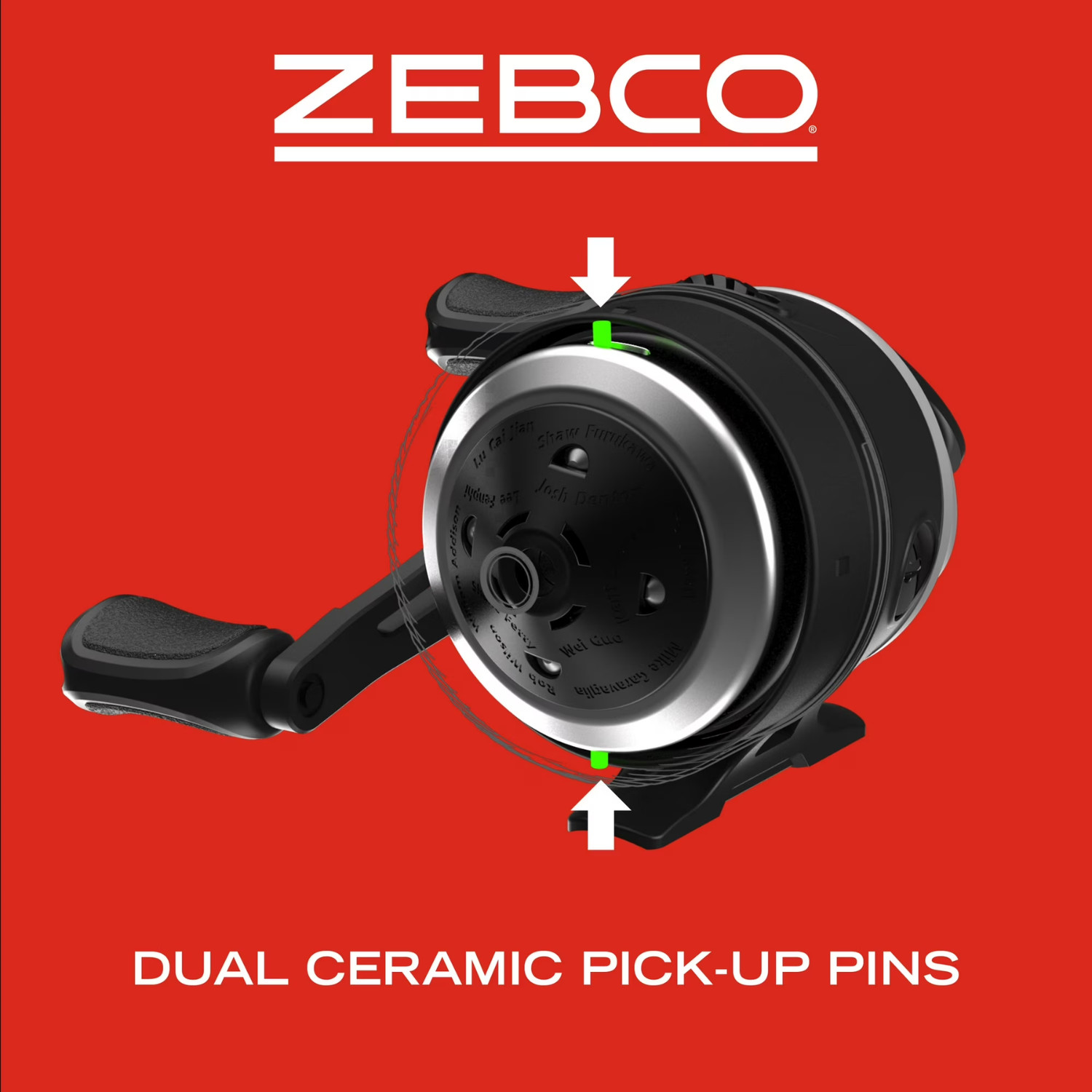 Zebco 33 Platinum Spincast Fishing Reel Pre-Spooled Size 30