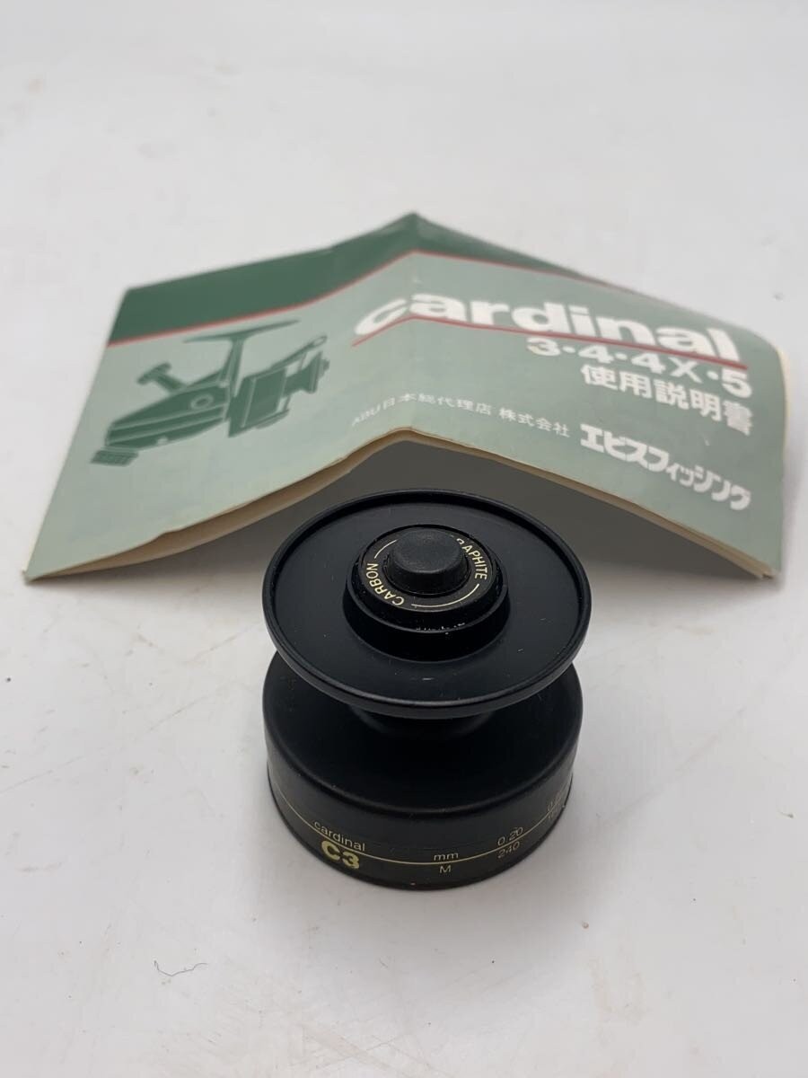 Abu Garcia Cardinal C3 Reel with Spare Spool, 7.5in/10.5cm, Used
