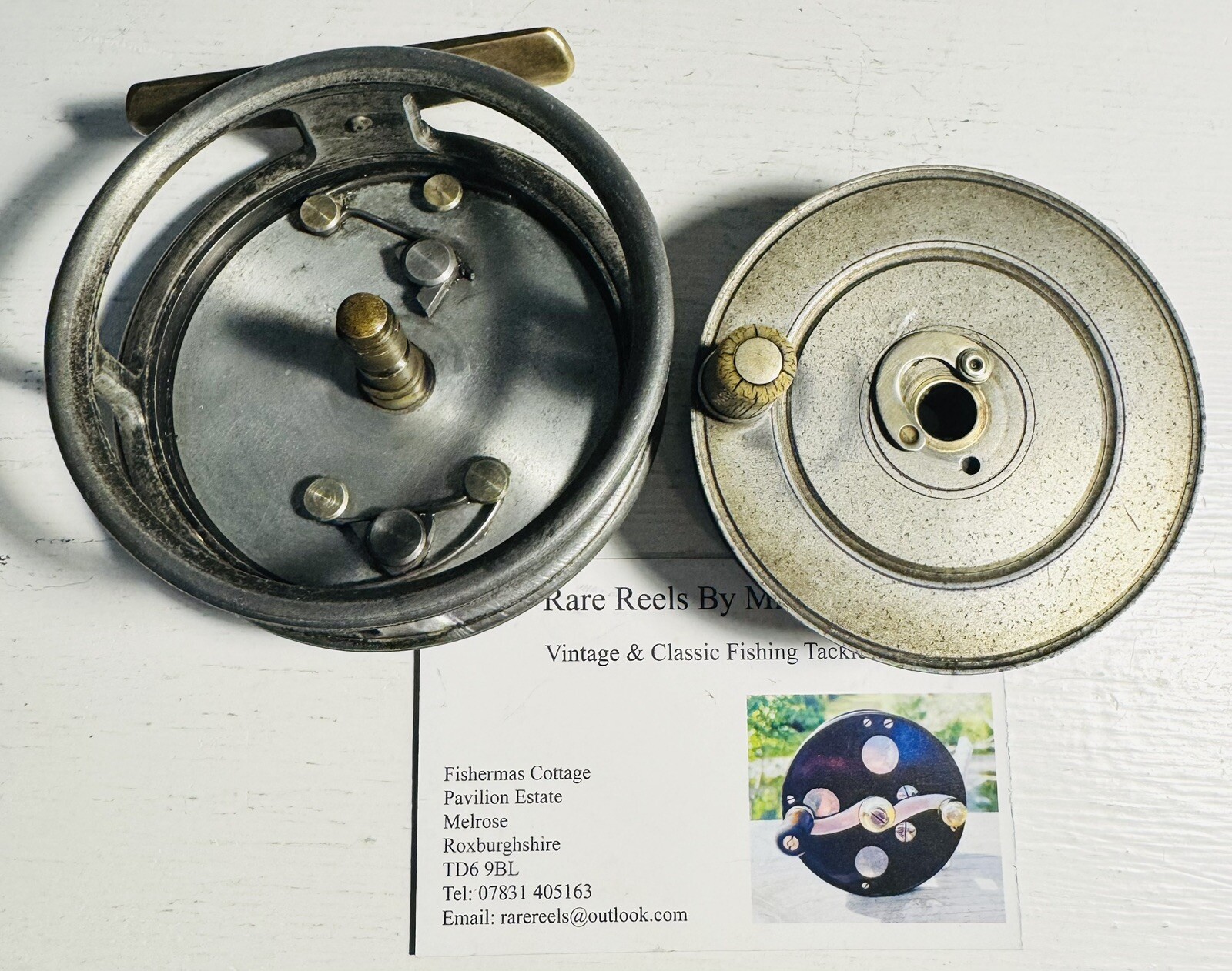 Rare Early Vintage Hardy Uniqua 3 1/8 Inch Trout Fly Reel Dup Mk 2 Check