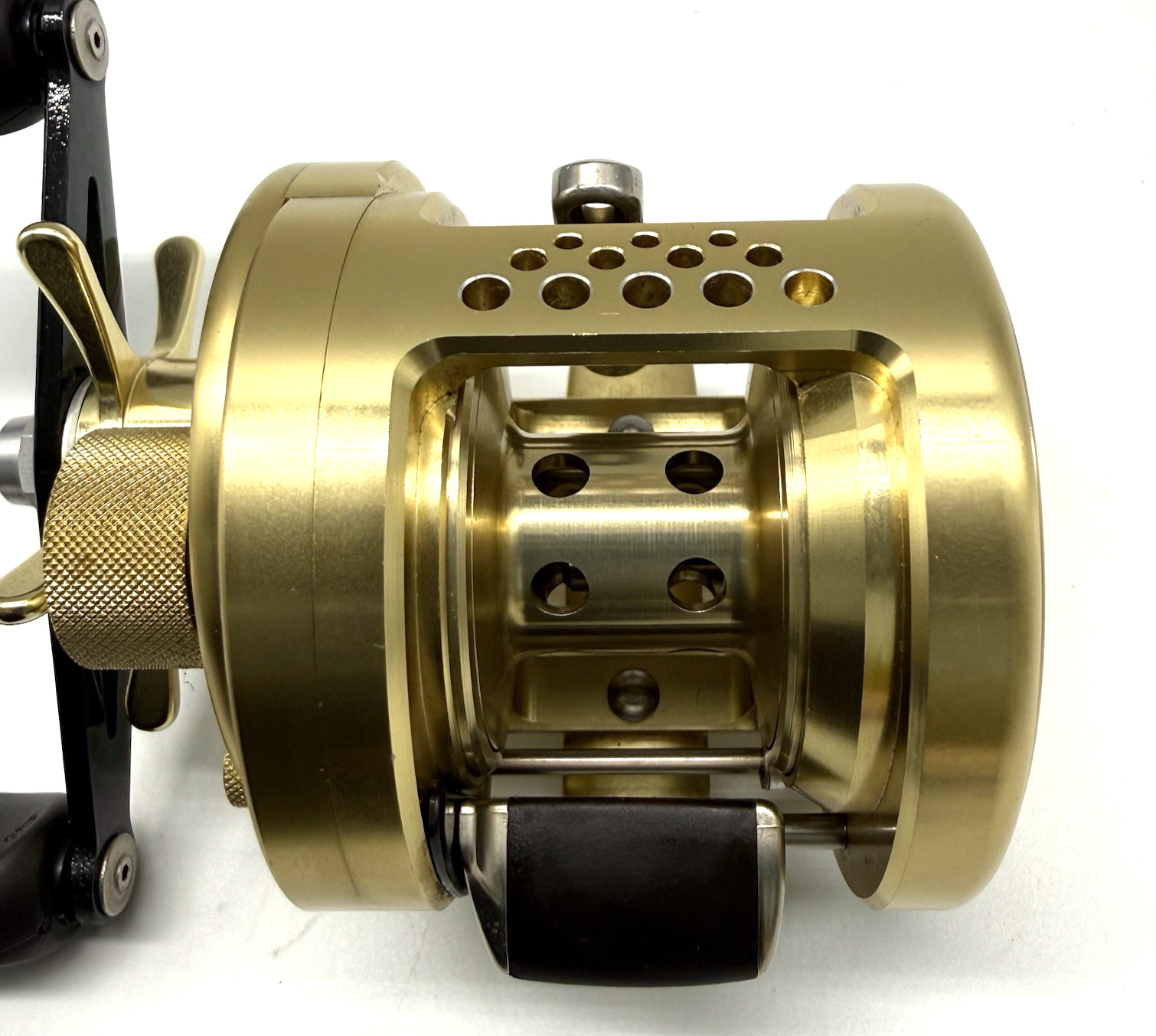 Shimano 00 CALCUTTA CONQUEST 201 Left Bait Casting Reel In Box „Near Mint“ JAPAN