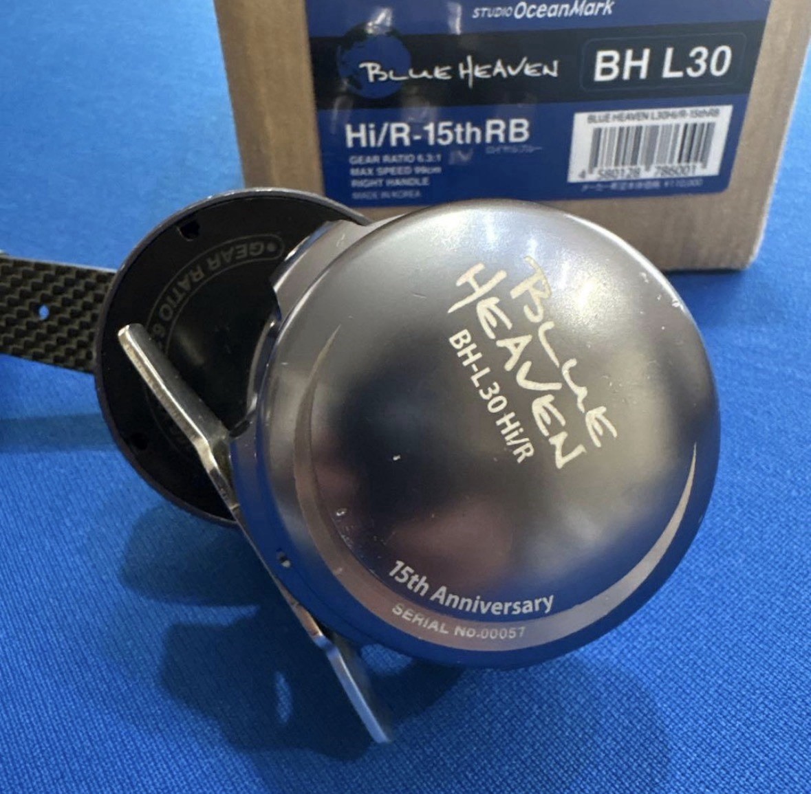 STUDIO OCEAN MARK Blue Heven BH L30 15th Reel Free shipping DDP