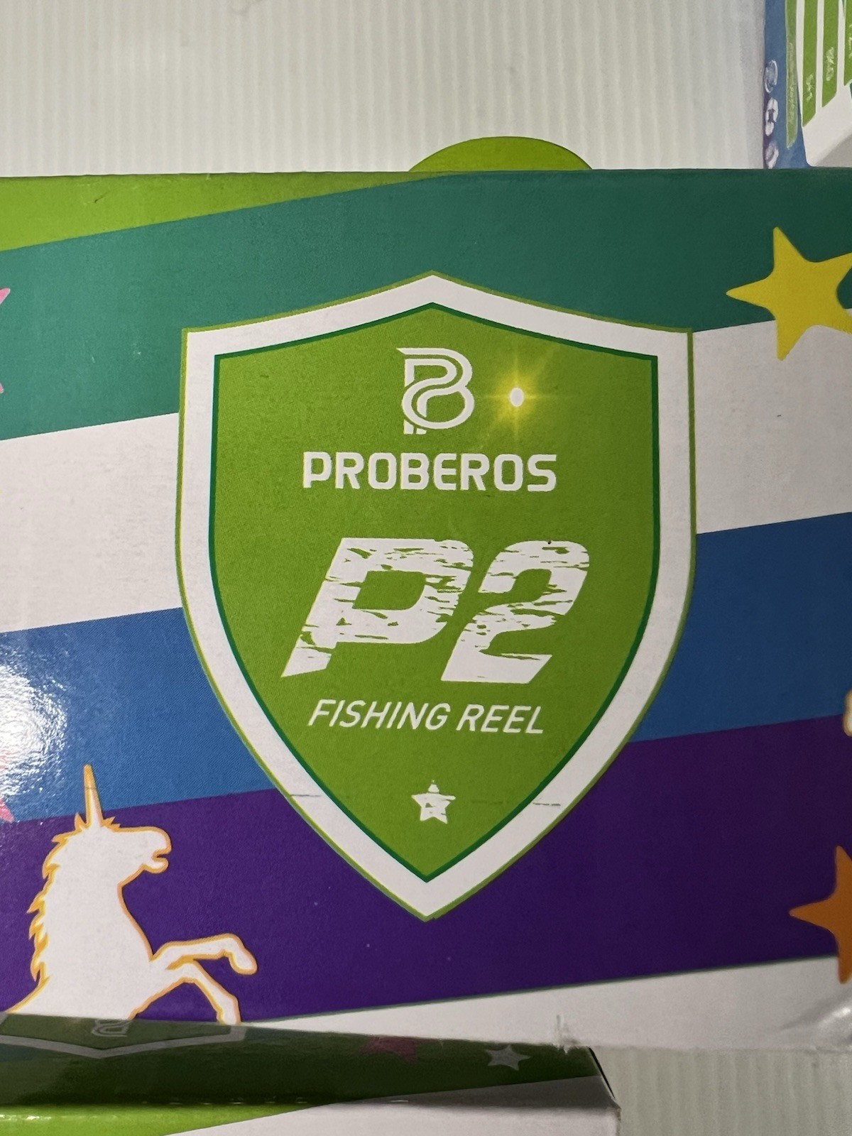 Baitcaster Reel Right Hand Proberos P2 Multicolor NEW