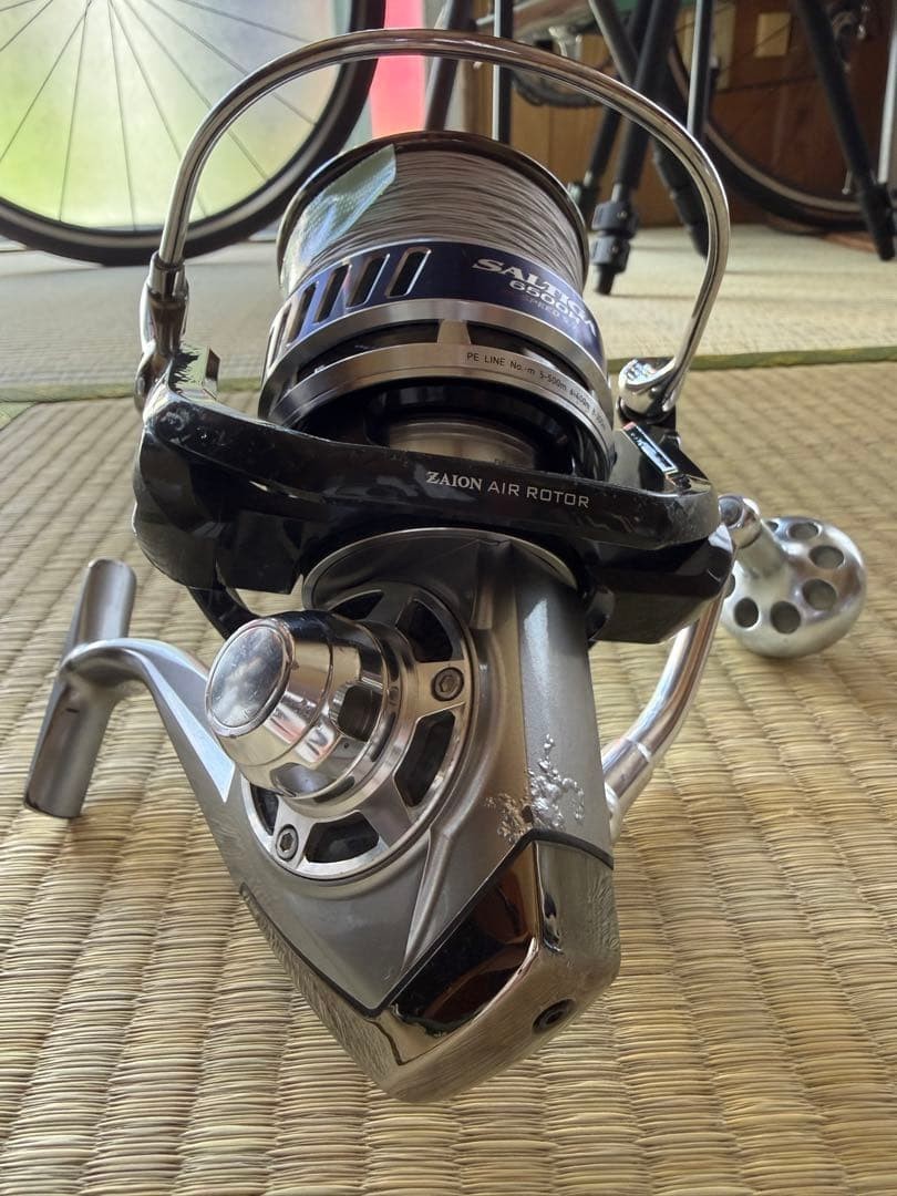Daiwa 10 SALTIGA 6500H 6000GT with spool USED from JAPAN