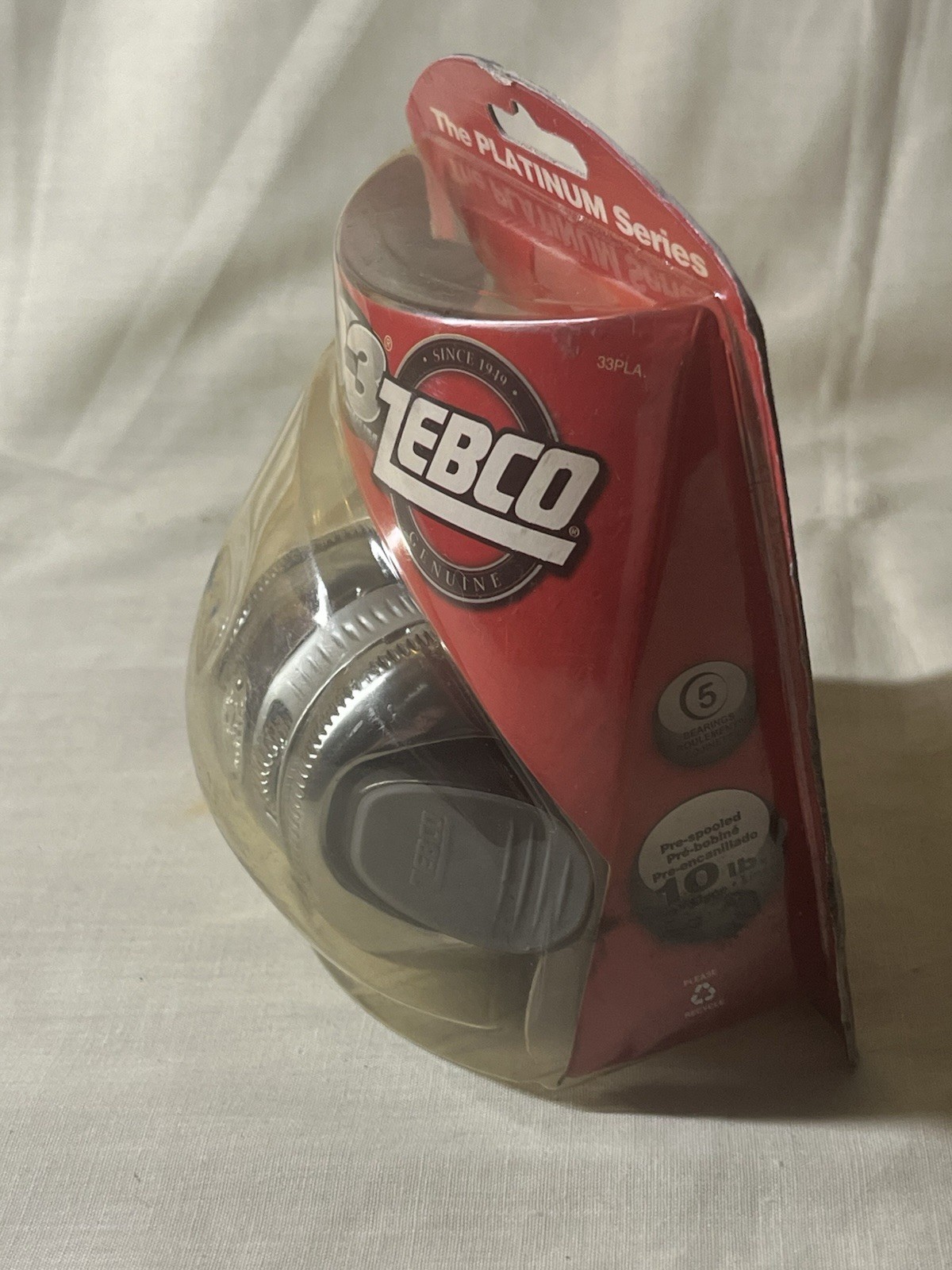 Zebco 33 Platinum Reel All Metal Pre-Spooled w/ 10lb Cajun Line NEW SEALED 2008