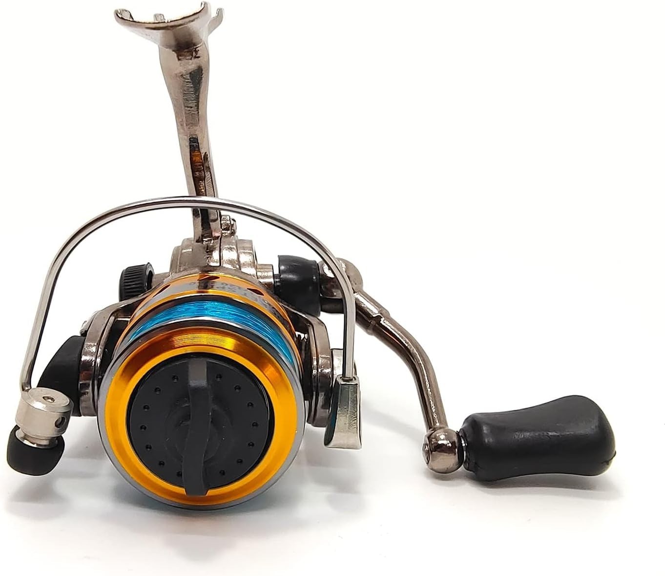 Mini 100 Small Metal Spinning Wheel Aluminum Fishing Reel with Metal Spool fo…