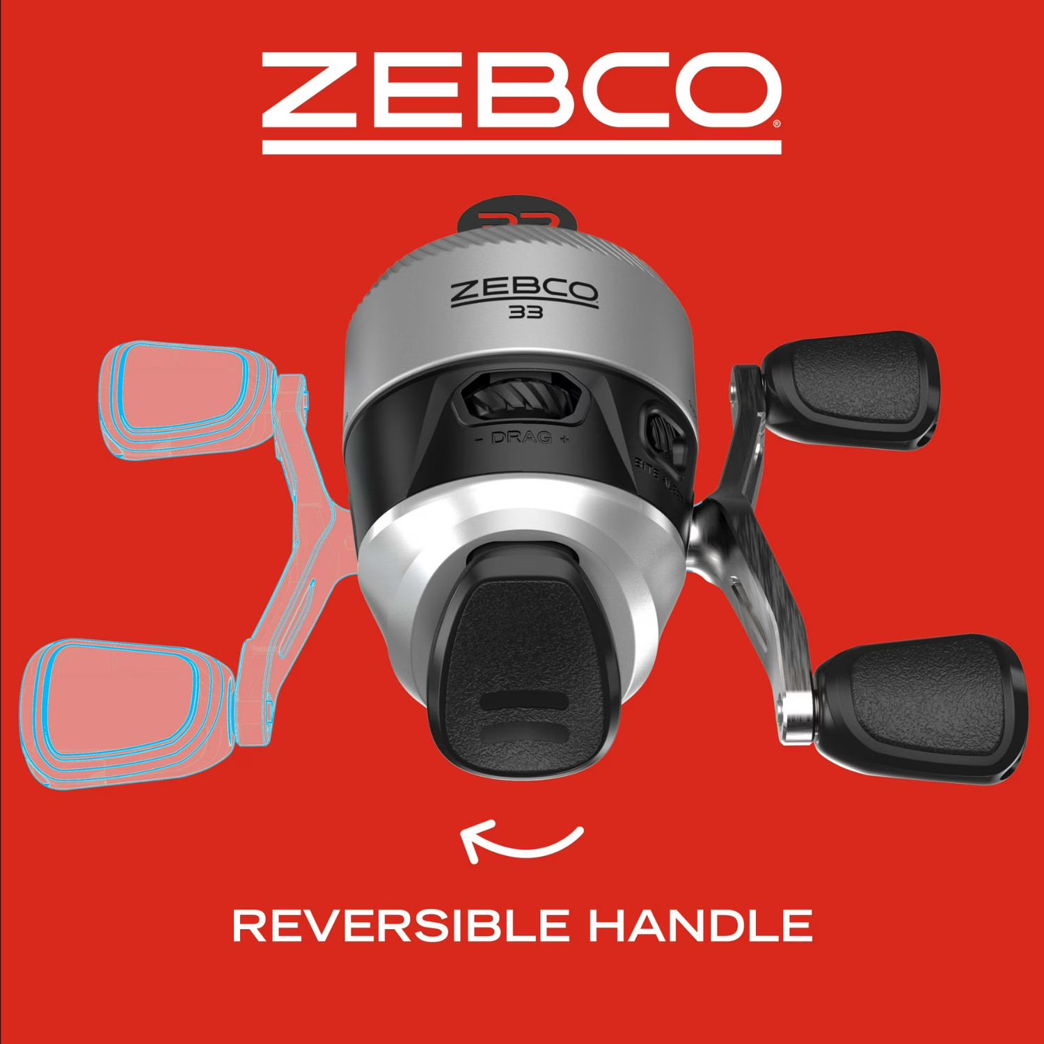 Zebco 33 Platinum Spincast Fishing Reel Pre-Spooled Size 30