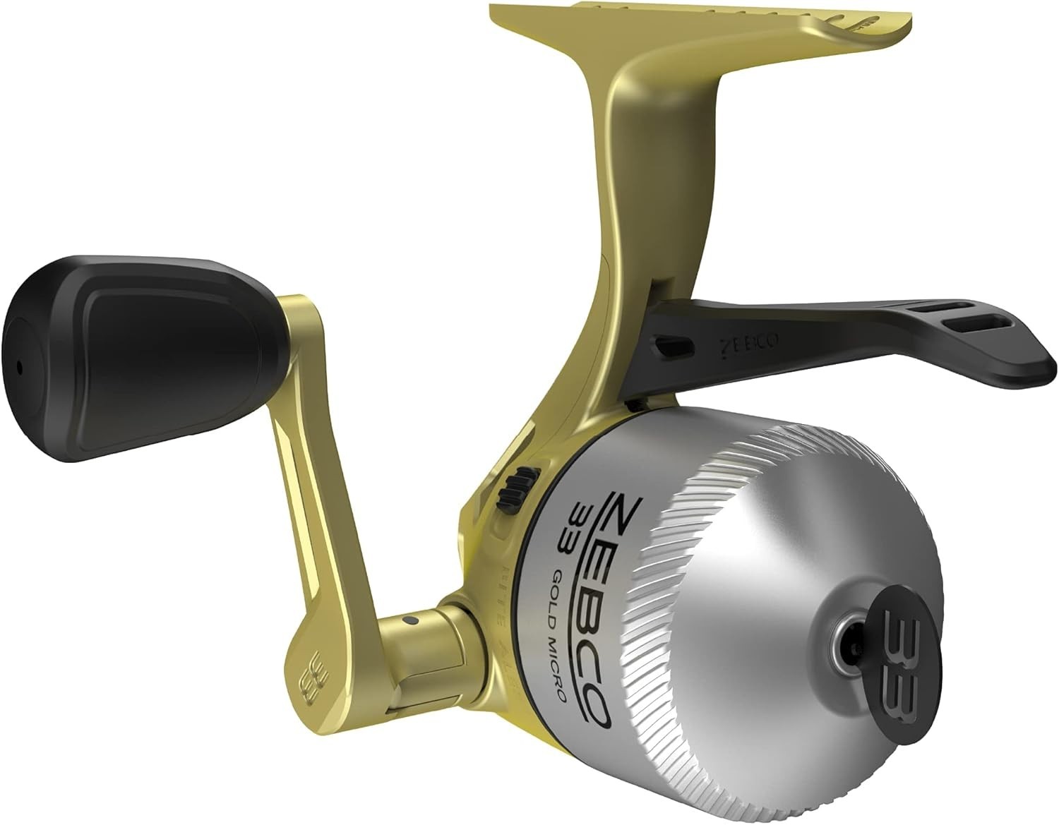 All-in-One 33 Gold Spincast Fishing Reel with Anti-Tangle Design & Cajun Line=
