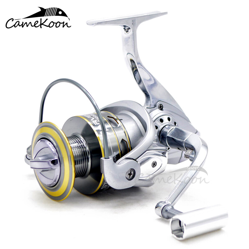 CAMEKOON Spinning Reels w/ Powerful Metal Body 5.2:1 Saltwater Spin Surf Fishing