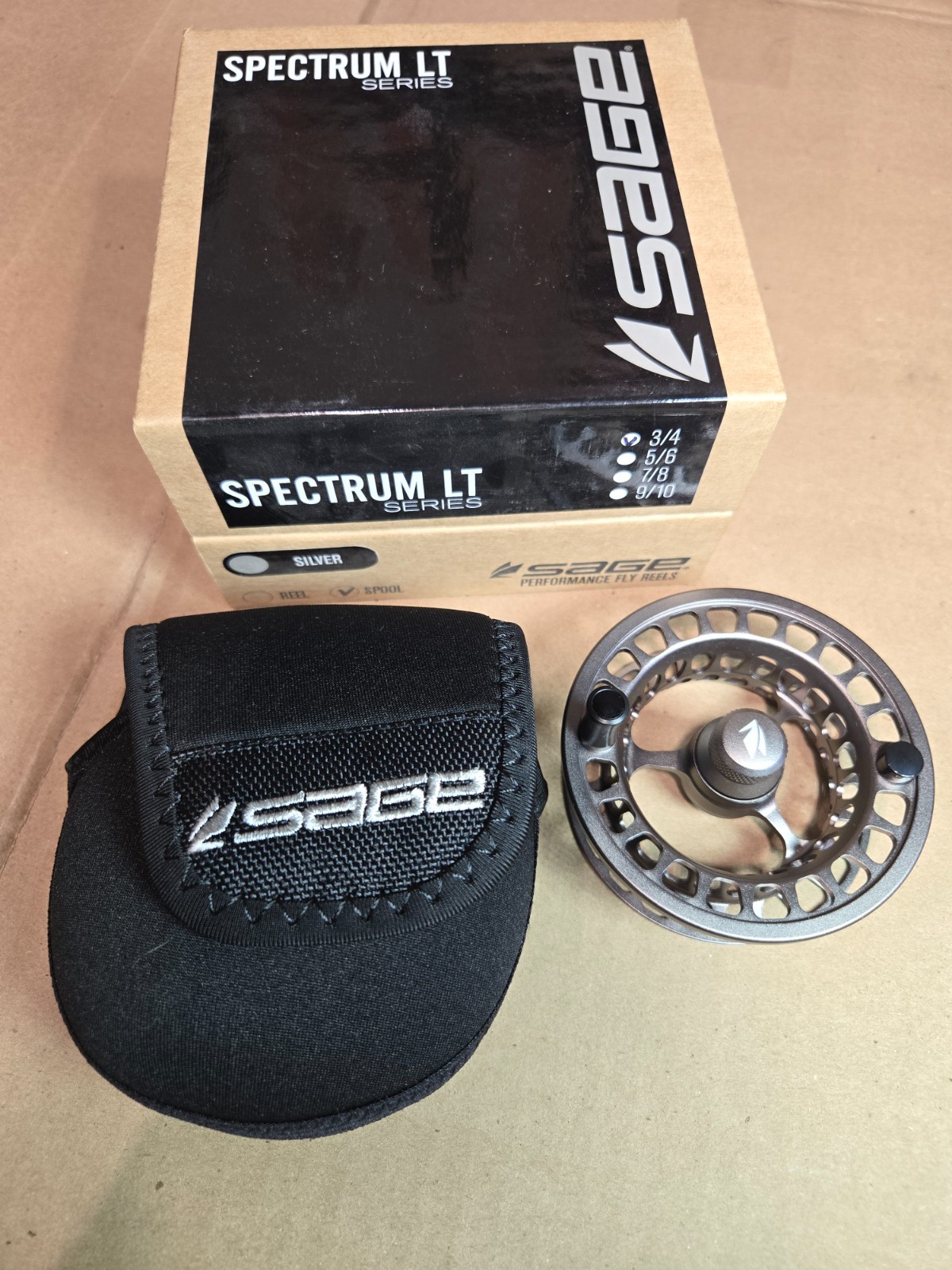 Sage Spectrum LT 3/4 Spare Spool, Silver, NEW!
