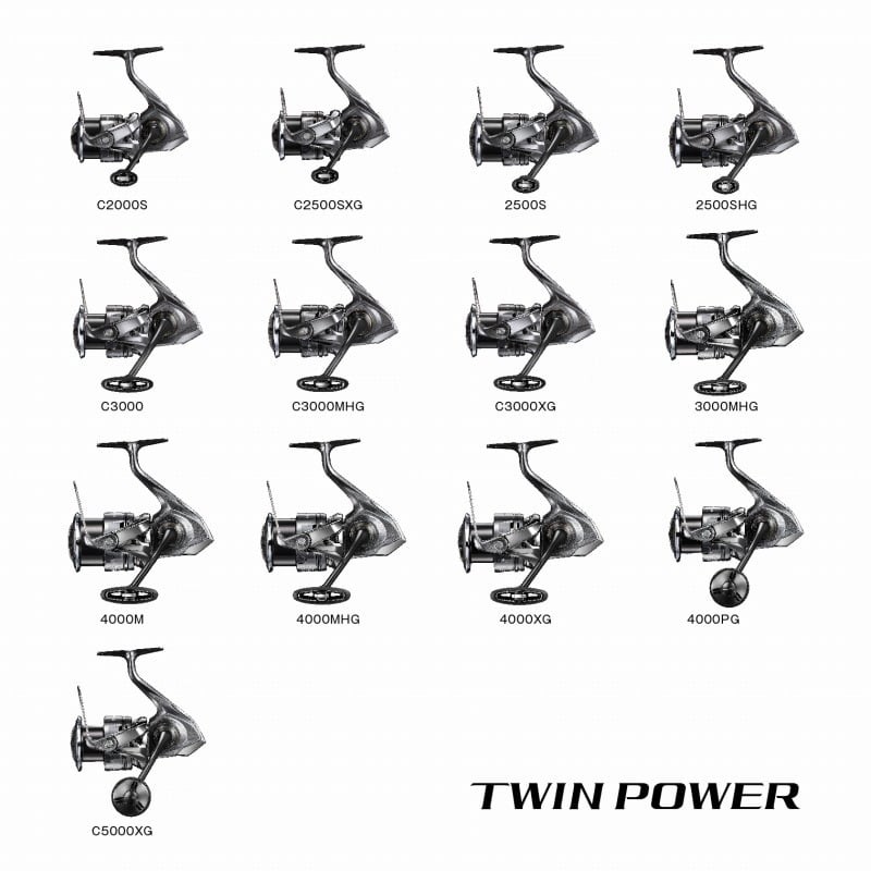 Japan Shimano 24 Twin Power C3000XG & Pitbull 8+ 150m Set