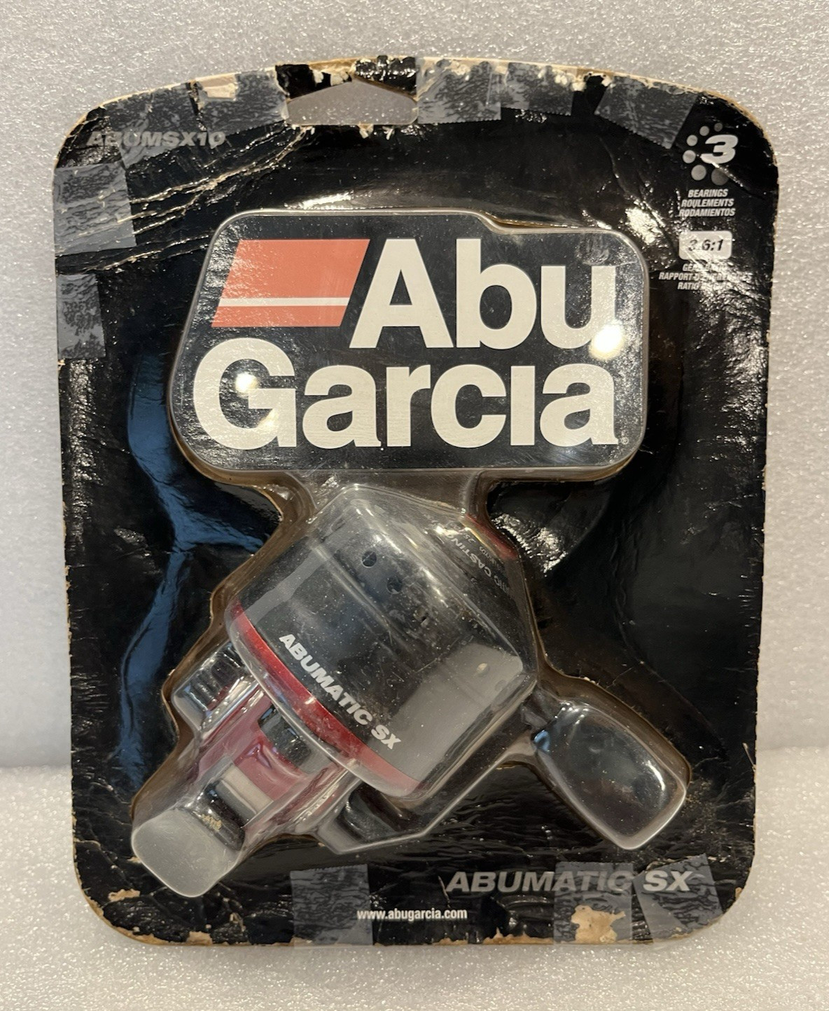 New Abumatic SX Fishing Reel Red/Black, Abu Garcia Casting System ABUMSX10