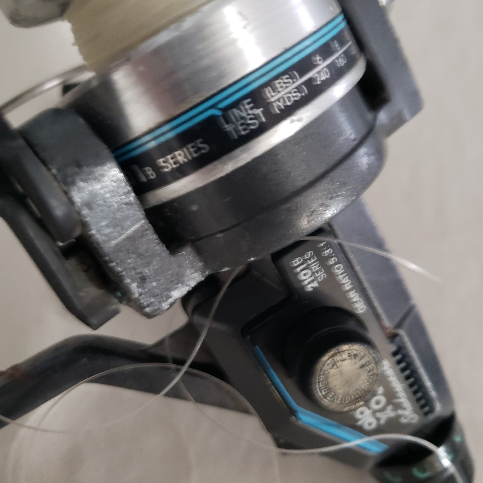 SHAKESPEARE ALPHA X035 SPINNING REEL GEAR RATIO 5:3:1