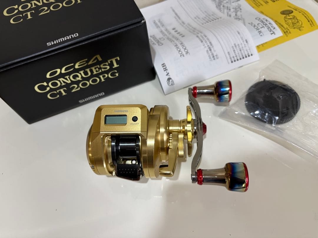 Shimano 18 Ocea Conquest CT 200PG Fishing Reel Megatech Livre Handle