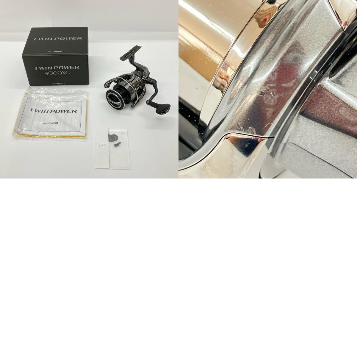 Shimano 24 Twin Power 4000XG Spinning Reel w/ Box Scratches Japan
