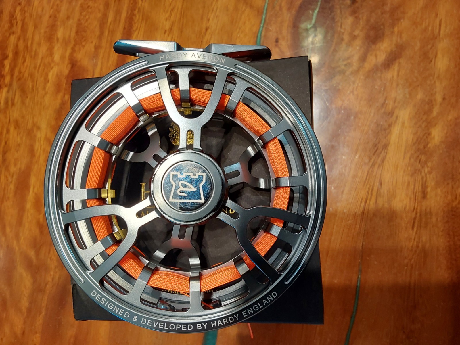 HARDY AVERON 5000 FLY REEL 4/5/6 WT. NEW