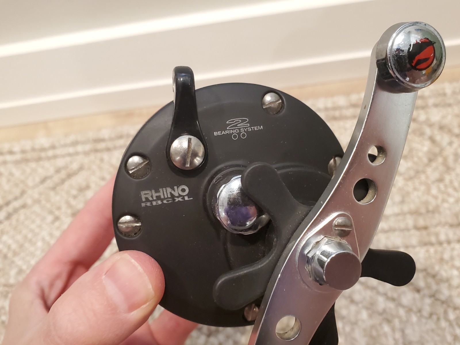 Rhino XL RBCXL Baitcast G2 Reel – Baicasting Baitcaster Reel – 2 Bearing (#1)