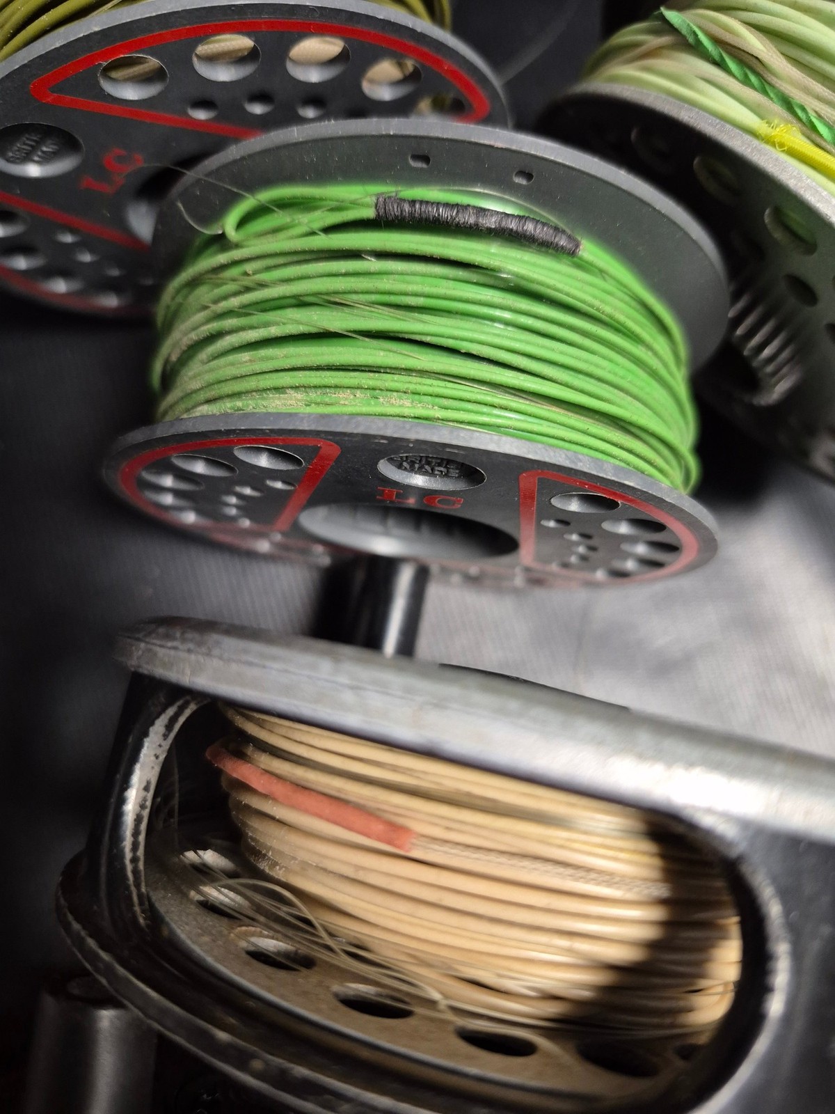 Assorted Fly Fishing Reels and Cases RimFly LC British Made