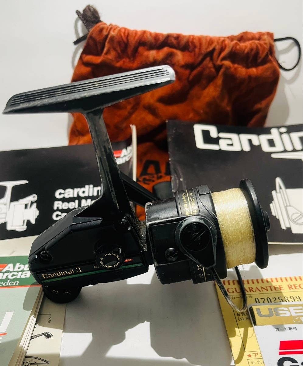 Abu Garcia Cardinal 3, Abu Green Line, Rare Vintage Reel Fishing